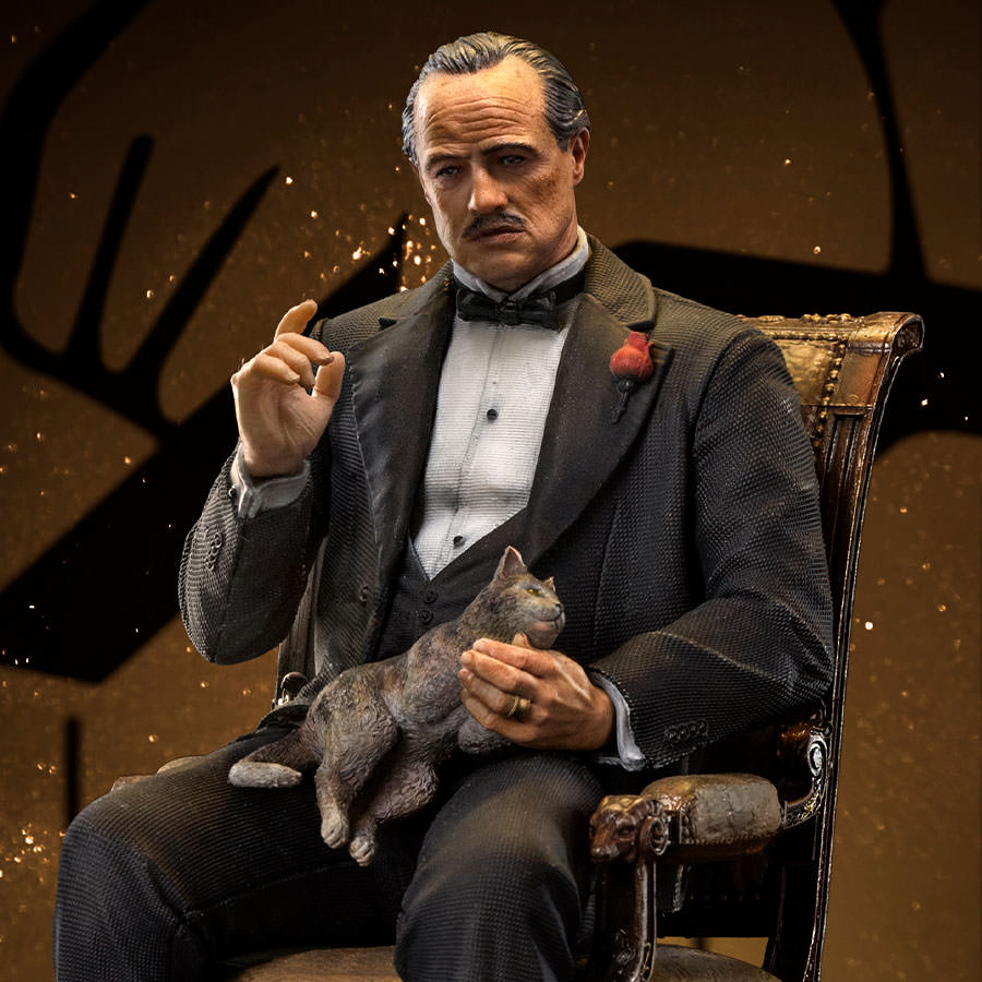 Iron studios Godfather Don Vito Corleone 1/10 Scale Art Figure GODFA93423-10 - ToyFury