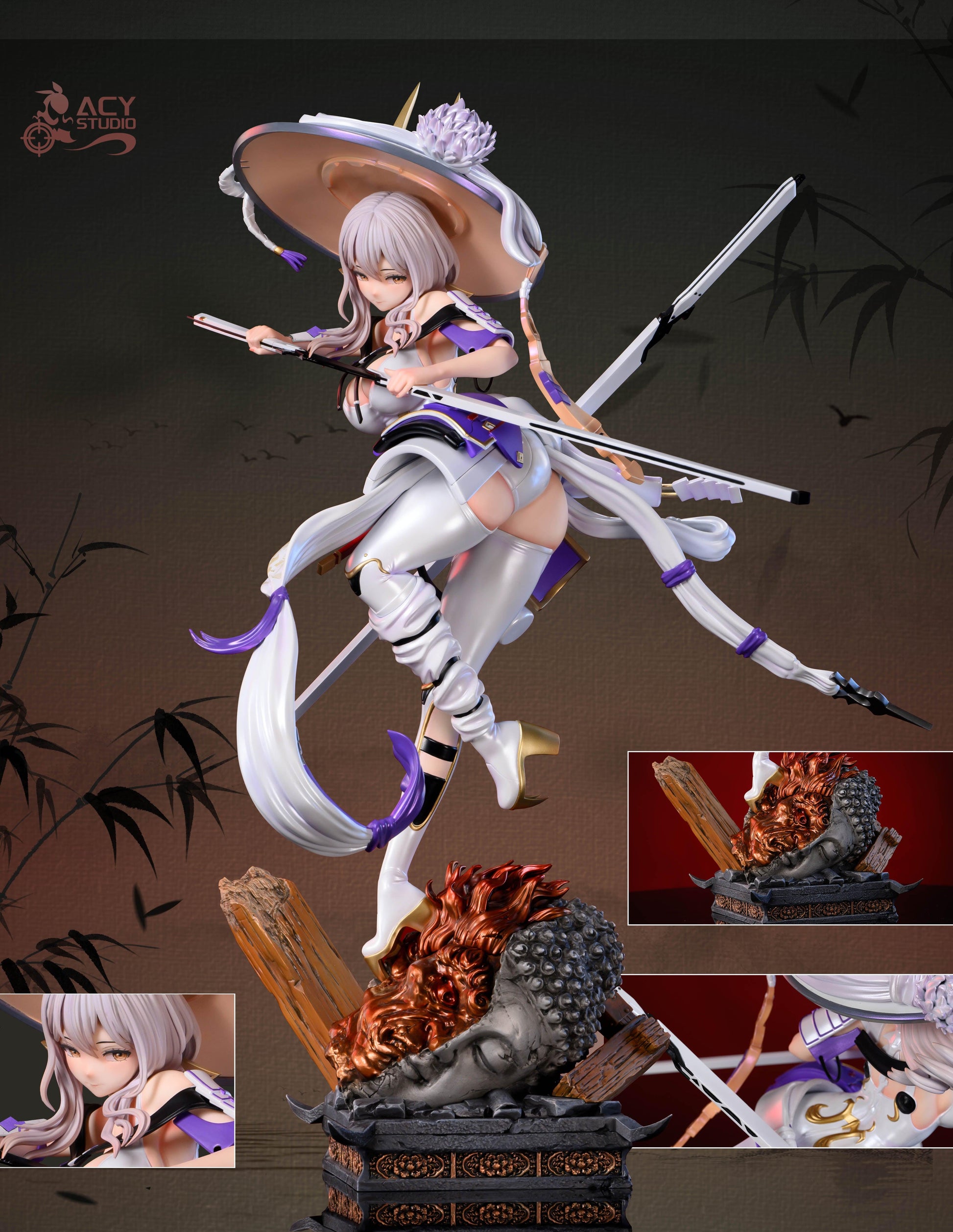 【Preorder】Acy Studio Hongryeon (Bundle Nude Ver.) 1/4 GK Statue AC 36 - ToyFury