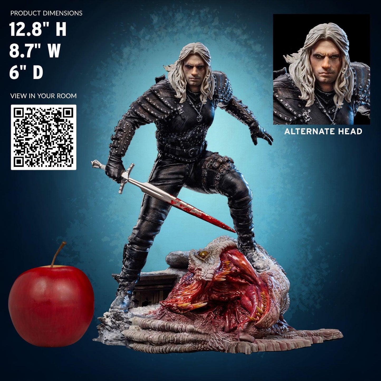 Iron studios GERALT OF RIVIA 1/10 Art Scale TWITCH87023-10 - ToyFury