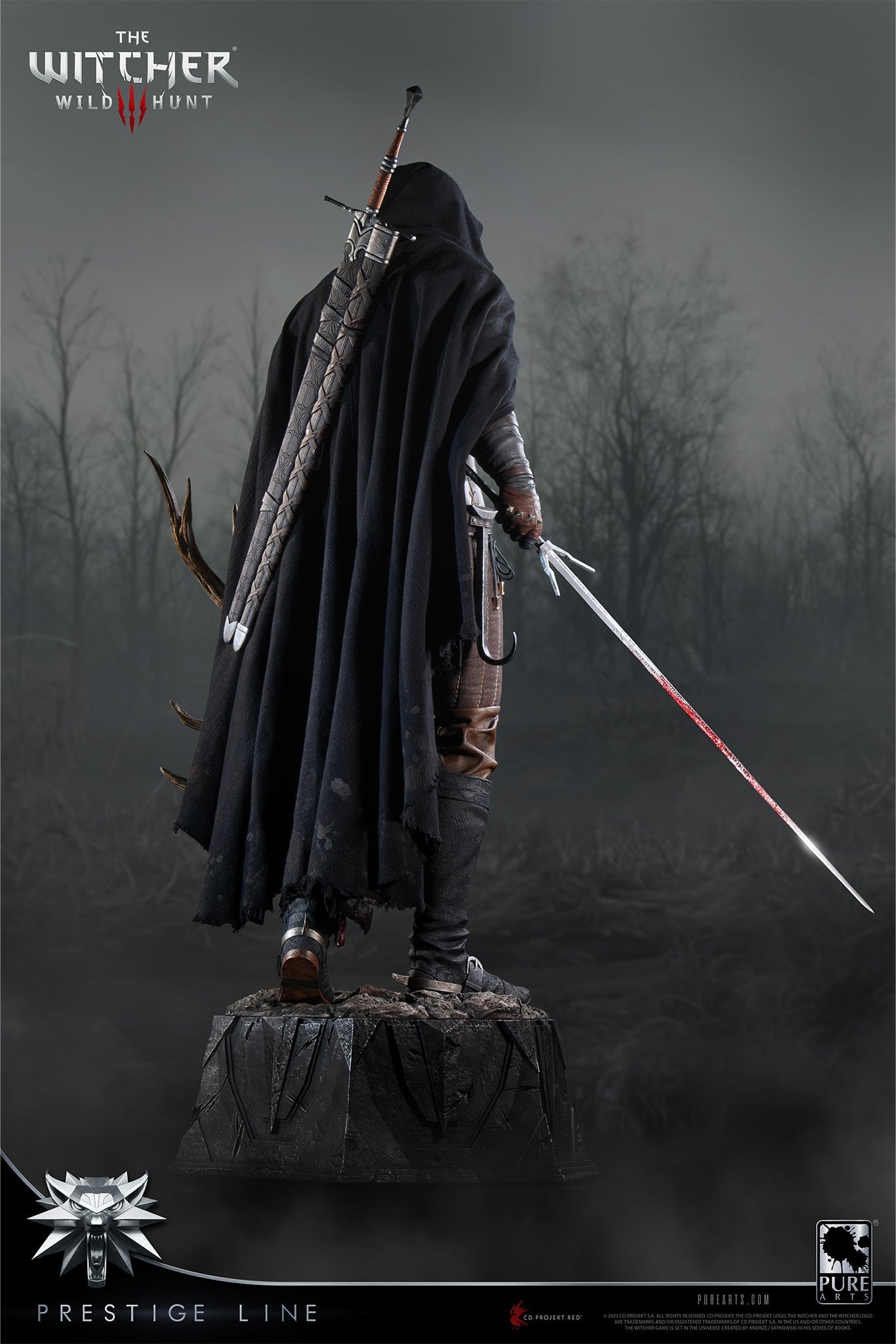 PureArts GERALT THE WITCHER 3: WILD HUNT GERALT OF RIVIA 1/2 SCALE STATUE