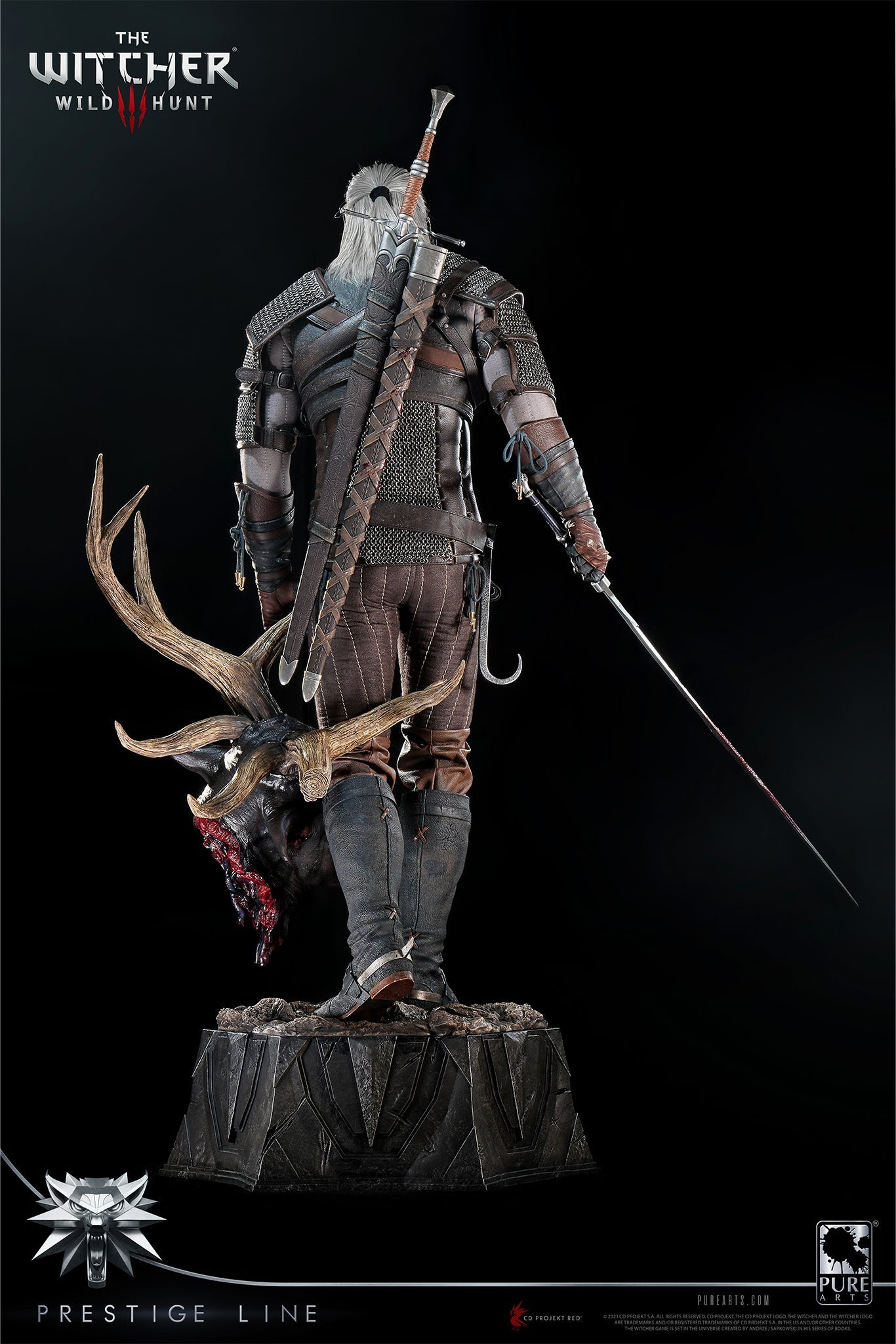 PureArts GERALT THE WITCHER 3: WILD HUNT GERALT OF RIVIA 1/2 SCALE STATUE