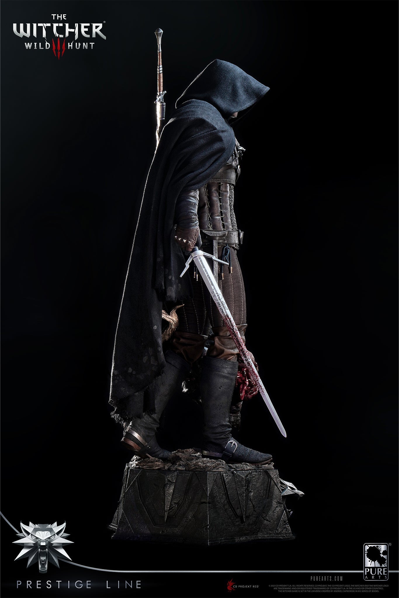 PureArts GERALT THE WITCHER 3: WILD HUNT GERALT OF RIVIA 1/2 SCALE STATUE