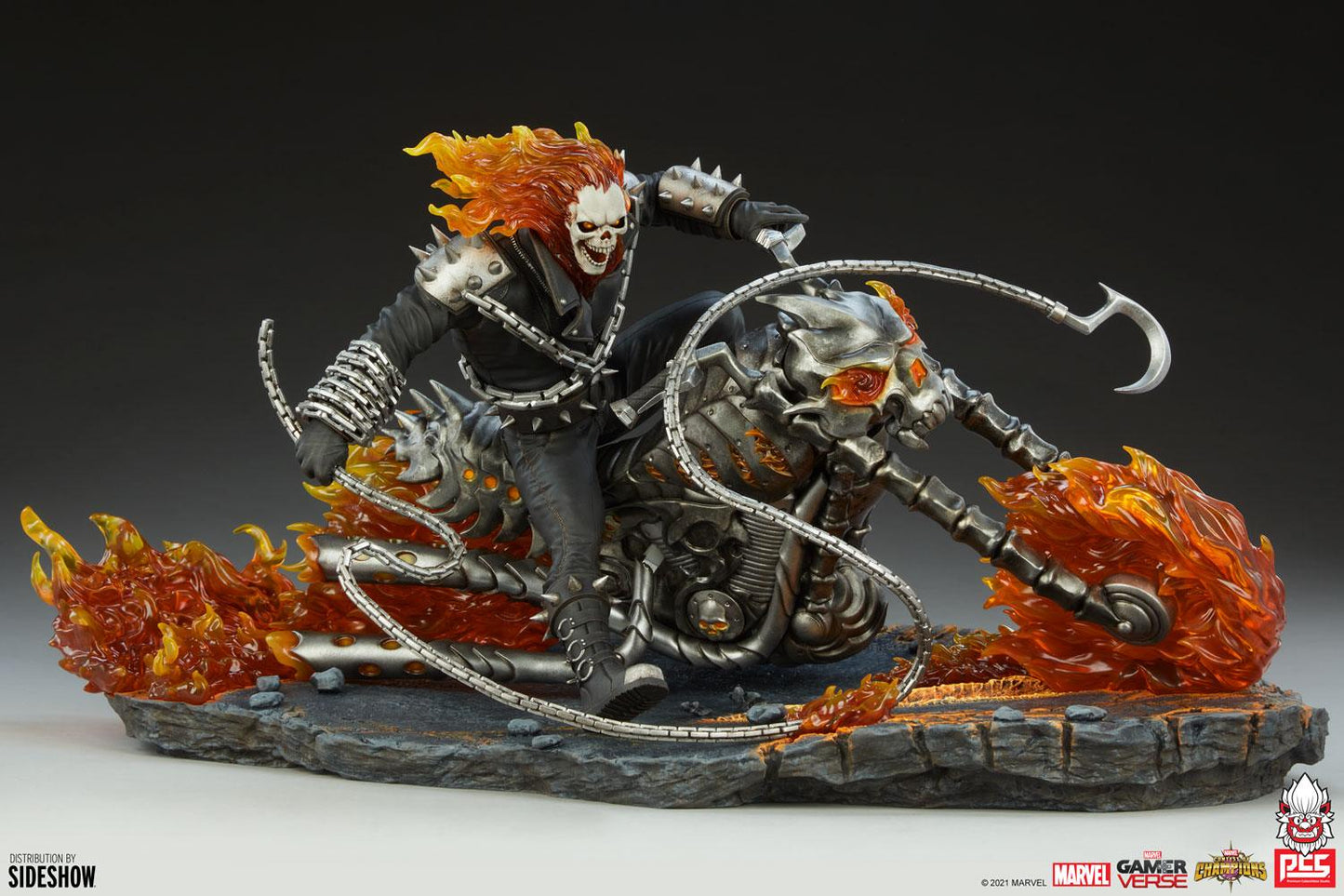 Sideshow x PCS Ghost Rider 1:6 Scale Diorama Statue 909385 - ToyFury