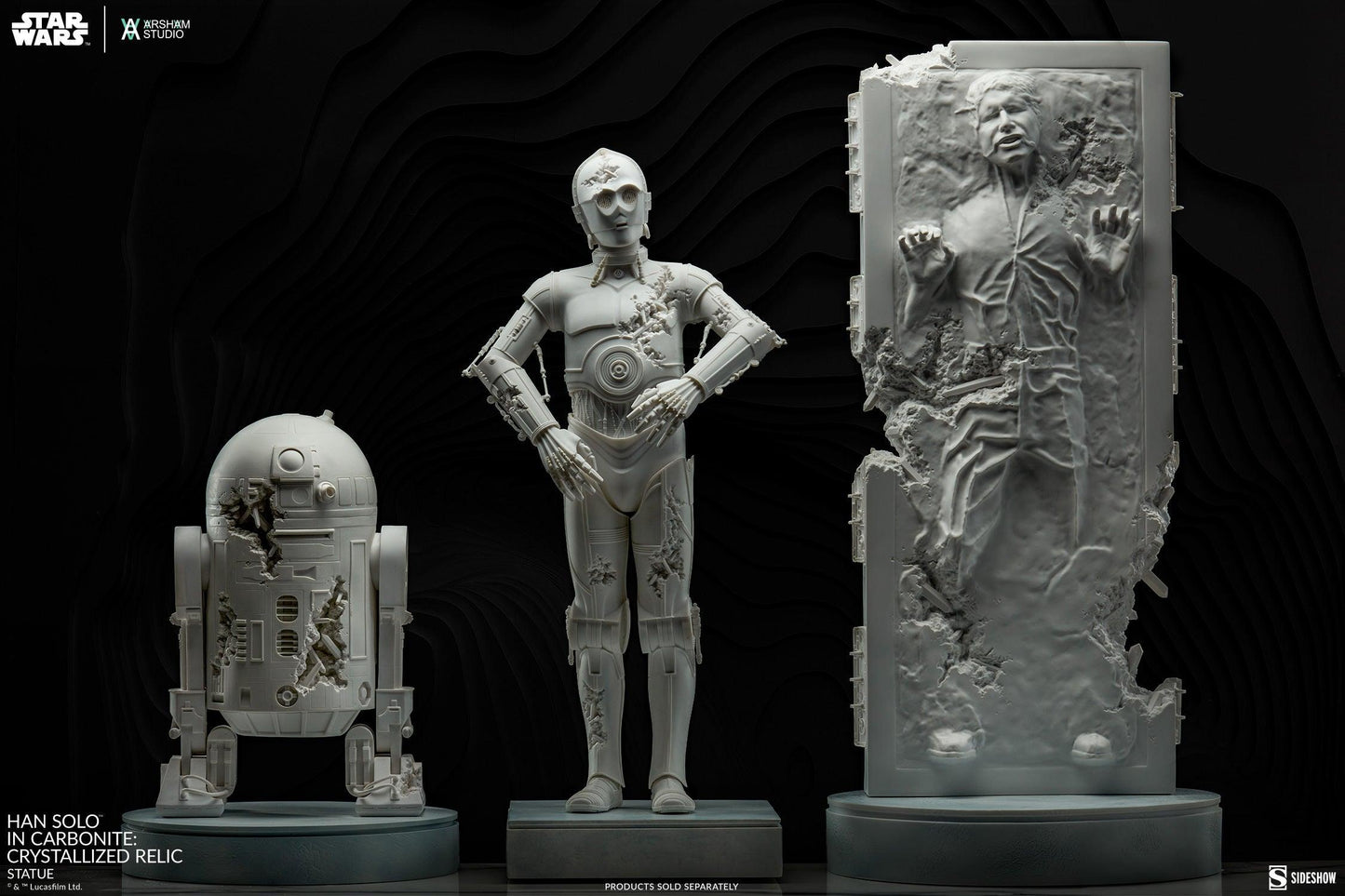 Sideshow HAN SOLO™ IN CARBONITE™: CRYSTALLIZED RELIC Statues 700235 - ToyFury