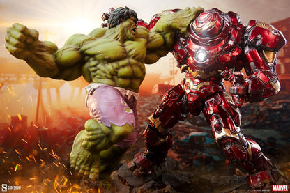 Sideshow The Avengers - Hulk vs Hulkbuster 19” Maquette Statue 200571 - ToyFury