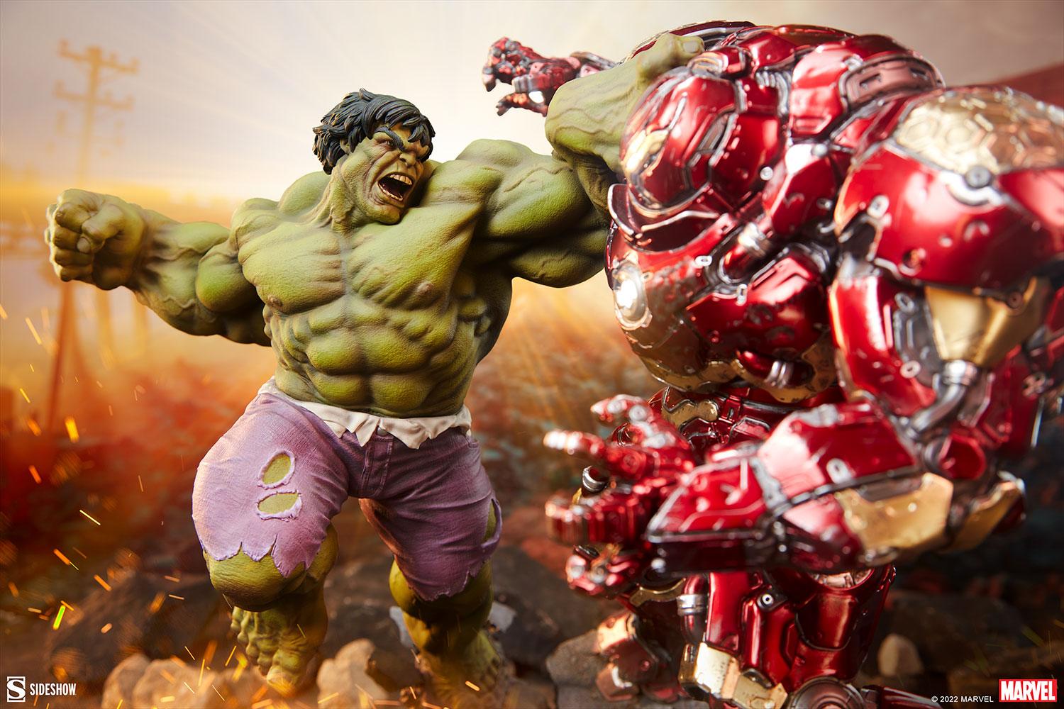 Sideshow The Avengers - Hulk vs Hulkbuster 19” Maquette Statue 200571 - ToyFury