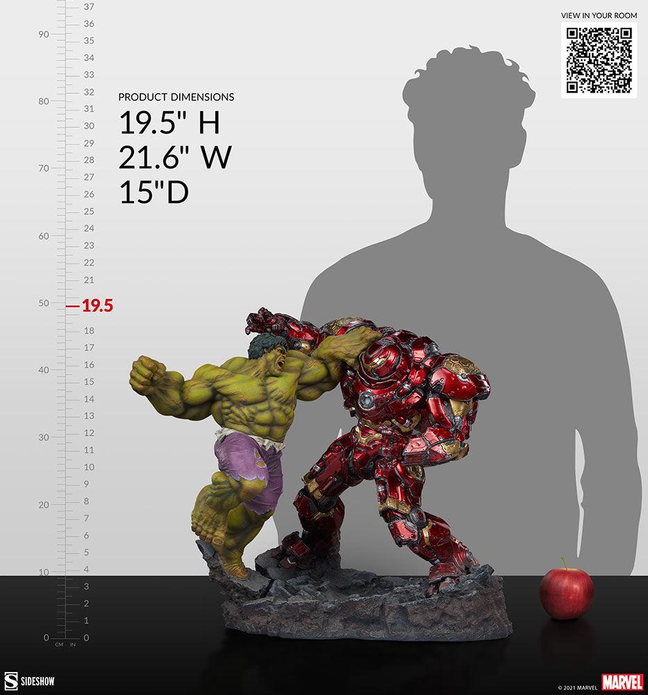 Sideshow The Avengers - Hulk vs Hulkbuster 19” Maquette Statue 200571 - ToyFury