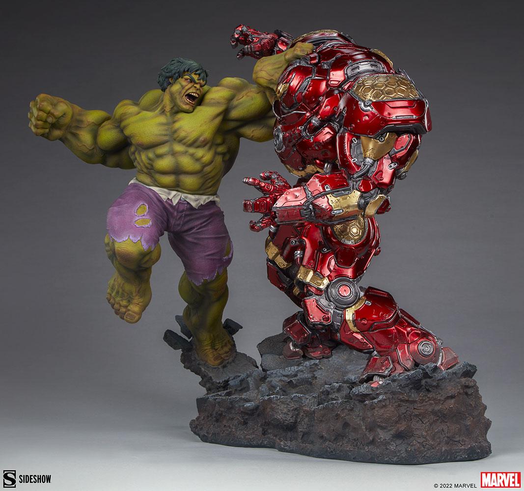 Sideshow The Avengers - Hulk vs Hulkbuster 19” Maquette Statue 200571 - ToyFury