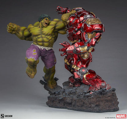 Sideshow The Avengers - Hulk vs Hulkbuster 19” Maquette Statue 200571 - ToyFury