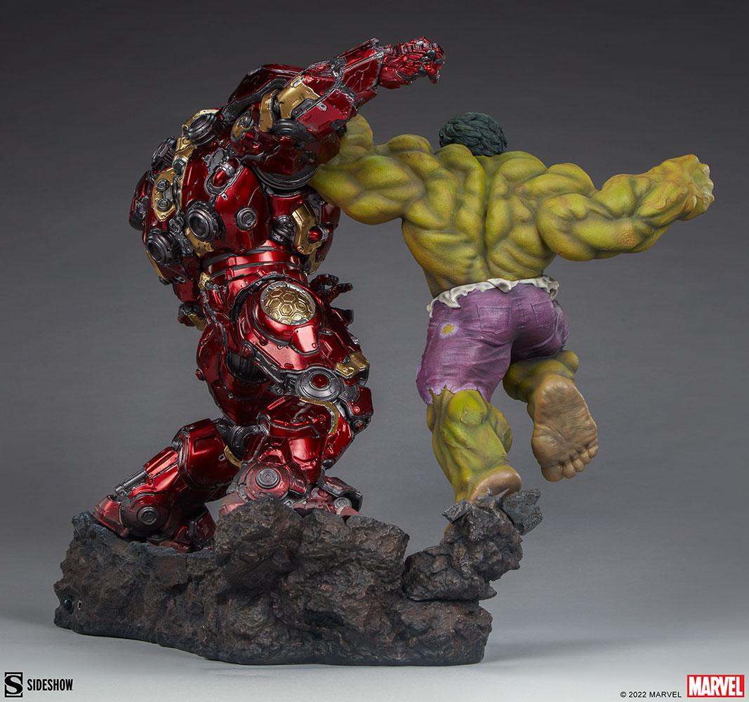 Sideshow The Avengers - Hulk vs Hulkbuster 19” Maquette Statue 200571 - ToyFury