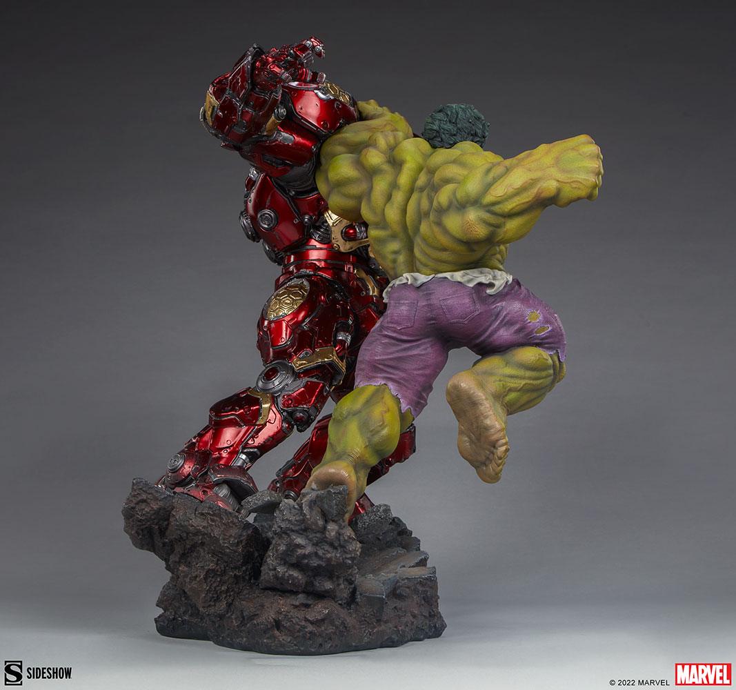 Sideshow The Avengers - Hulk vs Hulkbuster 19” Maquette Statue 200571 - ToyFury