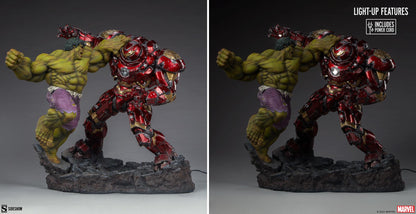 Sideshow The Avengers - Hulk vs Hulkbuster 19” Maquette Statue 200571 - ToyFury