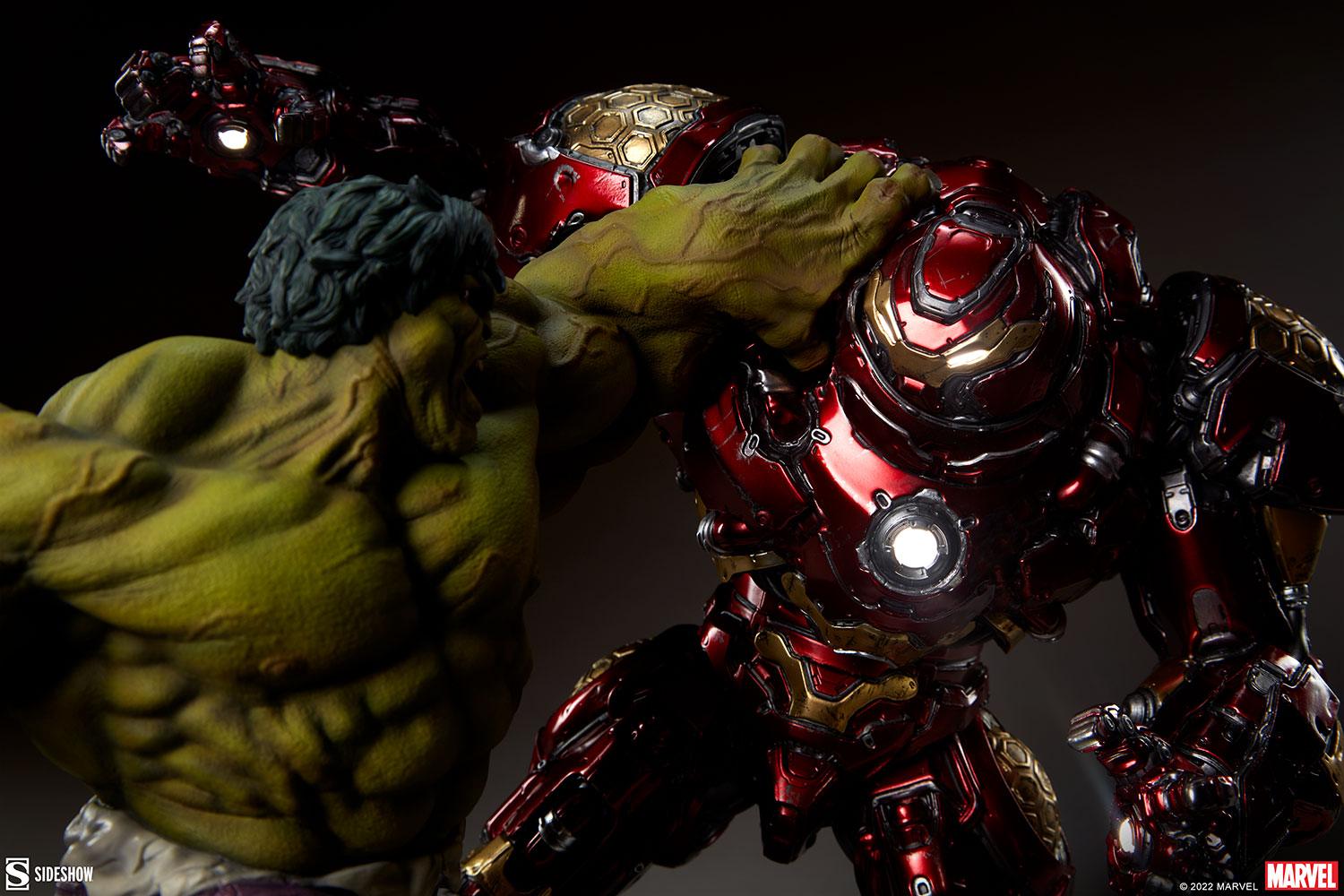 Sideshow The Avengers - Hulk vs Hulkbuster 19” Maquette Statue 200571 - ToyFury