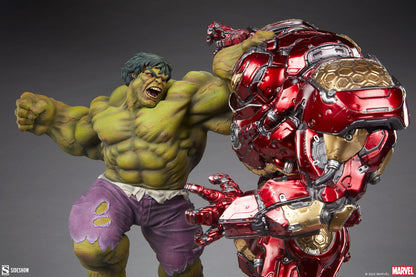 Sideshow The Avengers - Hulk vs Hulkbuster 19” Maquette Statue 200571 - ToyFury