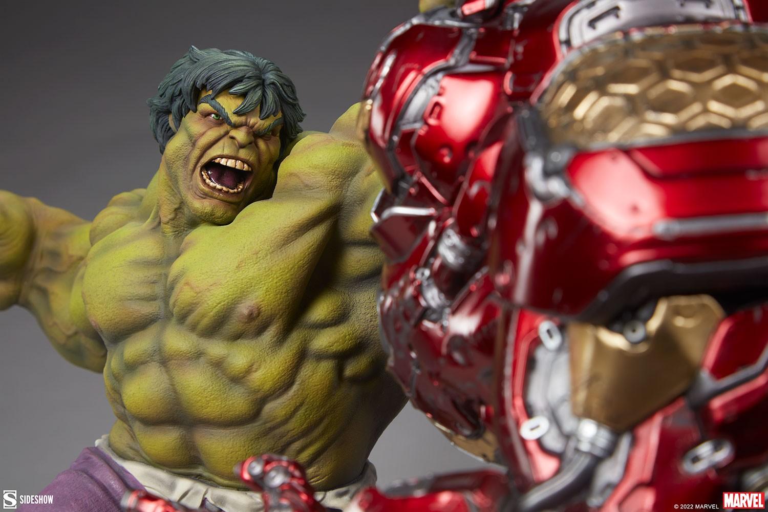 Sideshow The Avengers - Hulk vs Hulkbuster 19” Maquette Statue 200571 - ToyFury