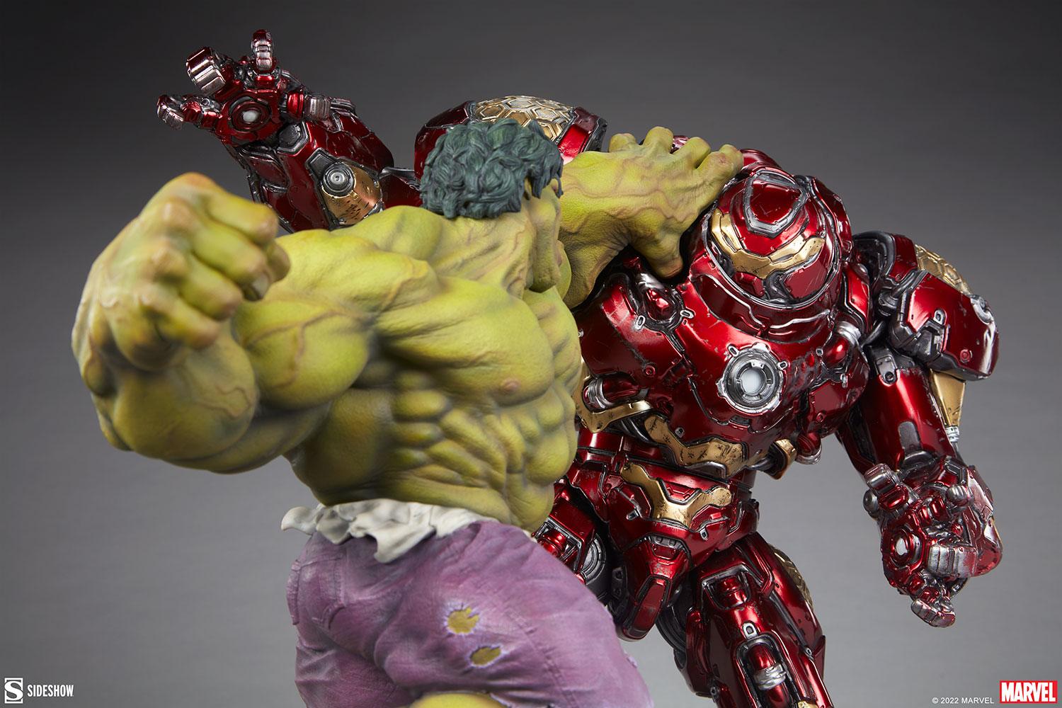 Sideshow The Avengers - Hulk vs Hulkbuster 19” Maquette Statue 200571 - ToyFury