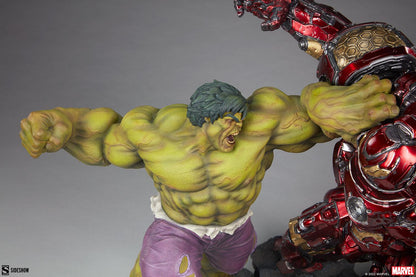 Sideshow The Avengers - Hulk vs Hulkbuster 19” Maquette Statue 200571 - ToyFury