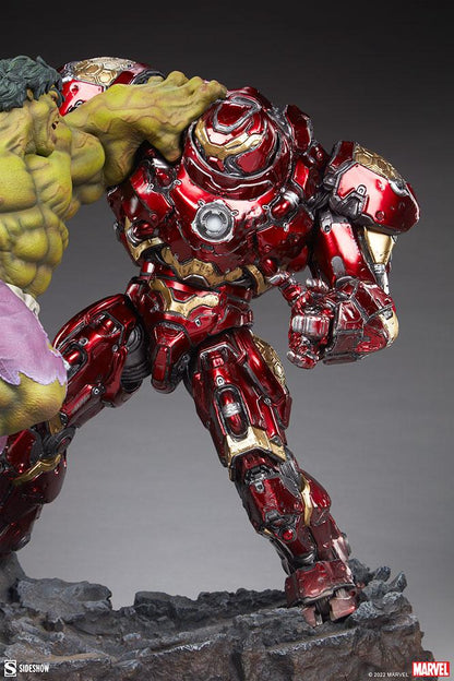 Sideshow The Avengers - Hulk vs Hulkbuster 19” Maquette Statue 200571 - ToyFury