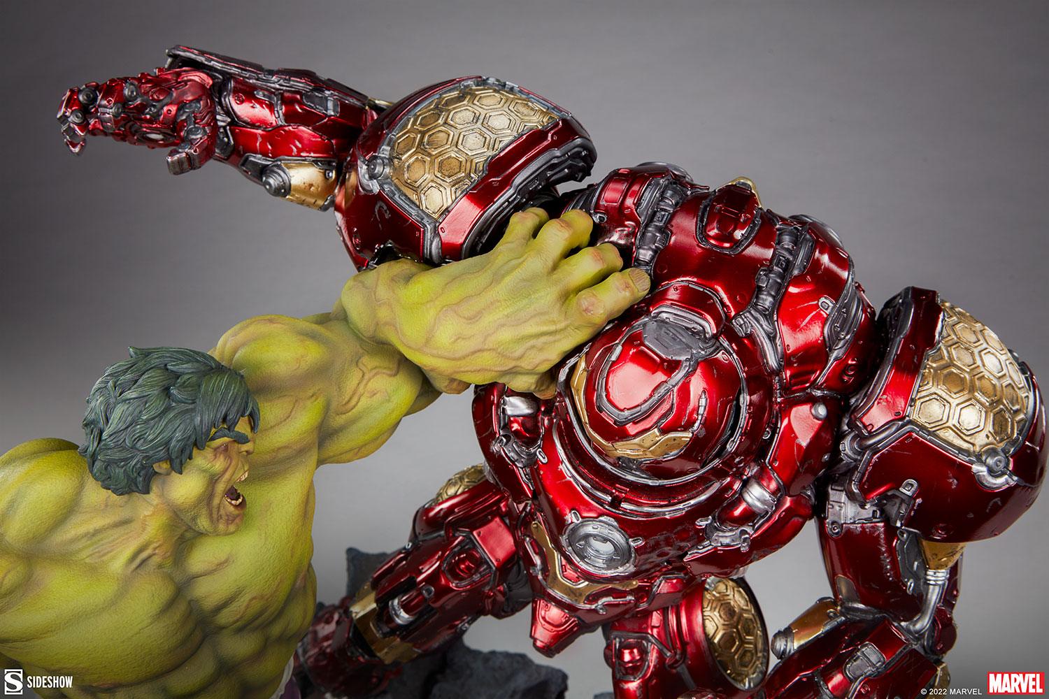 Sideshow The Avengers - Hulk vs Hulkbuster 19” Maquette Statue 200571 - ToyFury