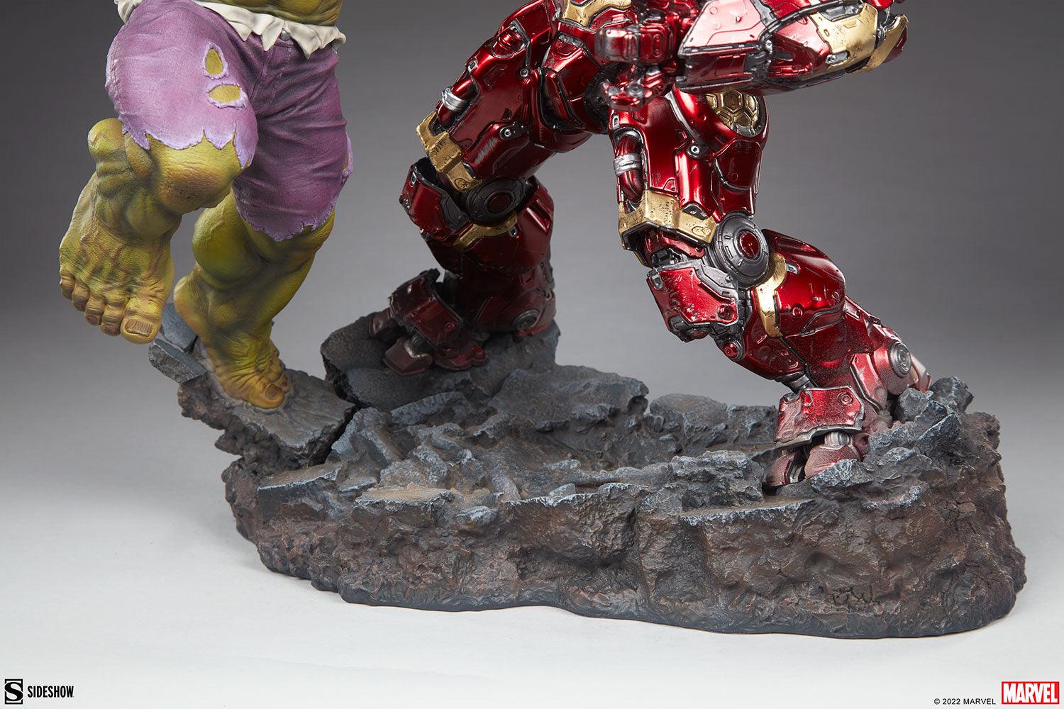 Sideshow The Avengers - Hulk vs Hulkbuster 19” Maquette Statue 200571 - ToyFury