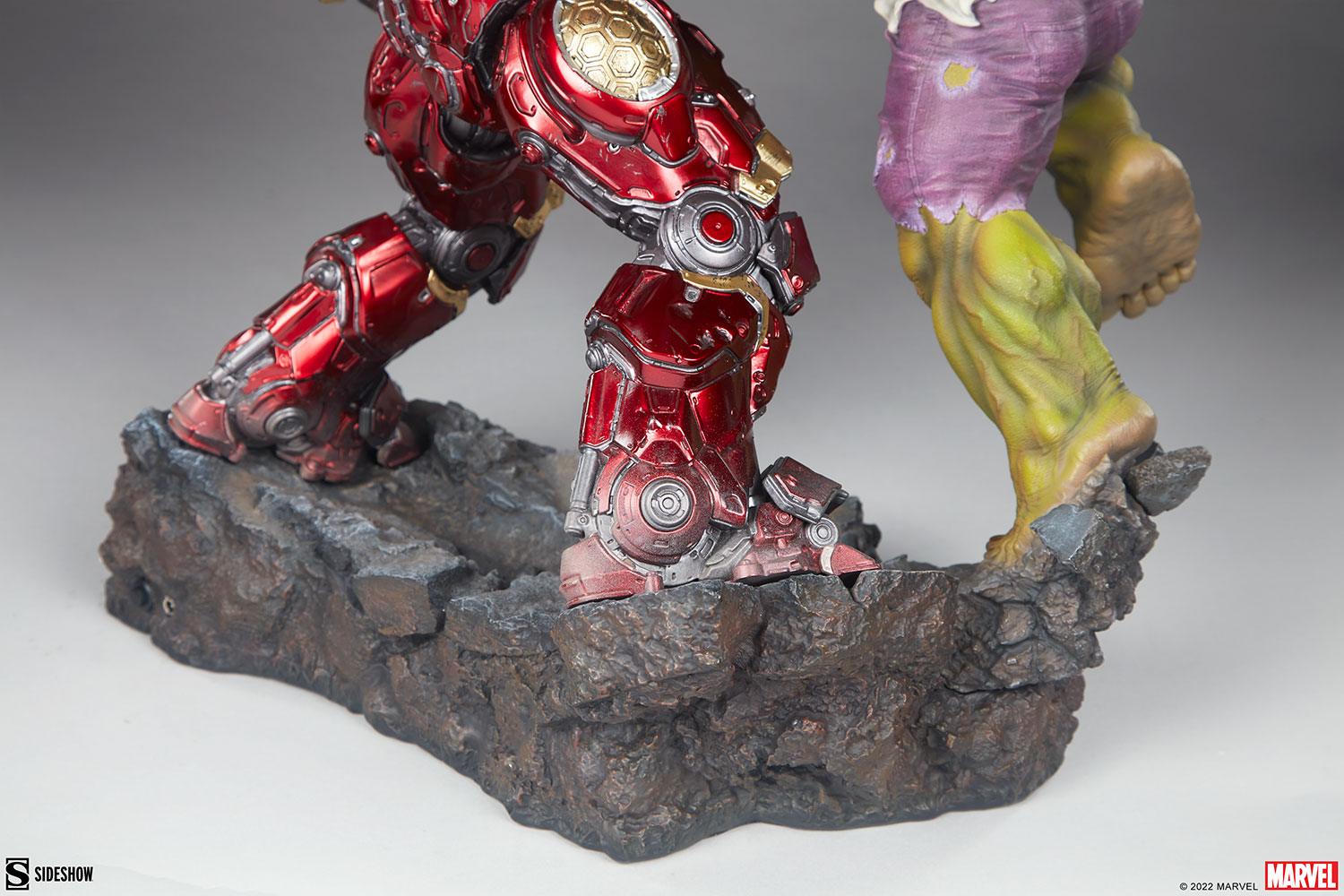 Sideshow The Avengers - Hulk vs Hulkbuster 19” Maquette Statue 200571 - ToyFury