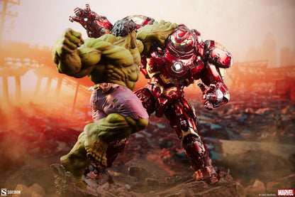 Sideshow The Avengers - Hulk vs Hulkbuster 19” Maquette Statue 200571 - ToyFury