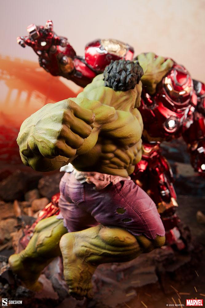 Sideshow The Avengers - Hulk vs Hulkbuster 19” Maquette Statue 200571 - ToyFury