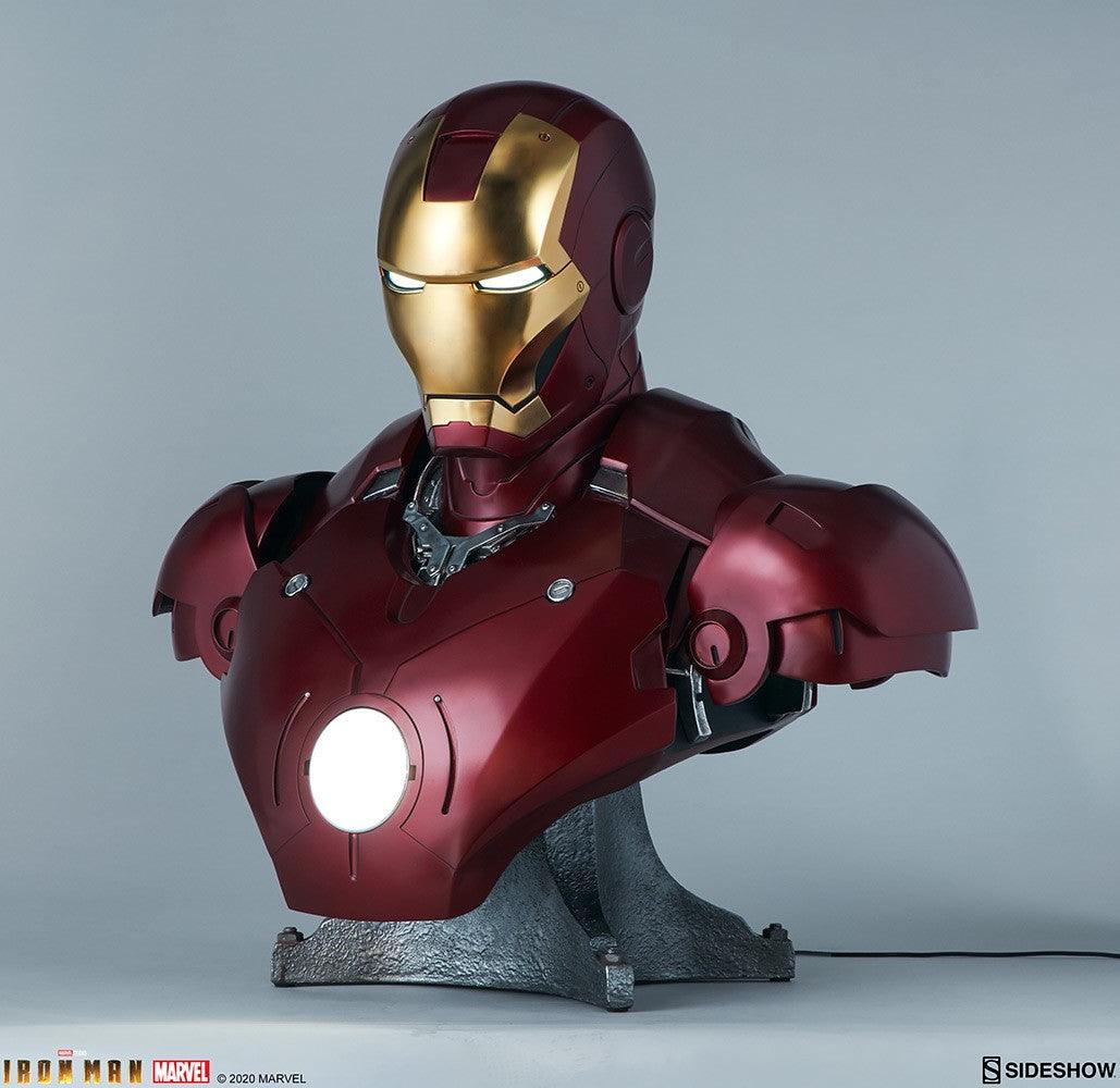 Sideshow Marvel IRON MAN MARK III Life-Size Bust 400329 - ToyFury