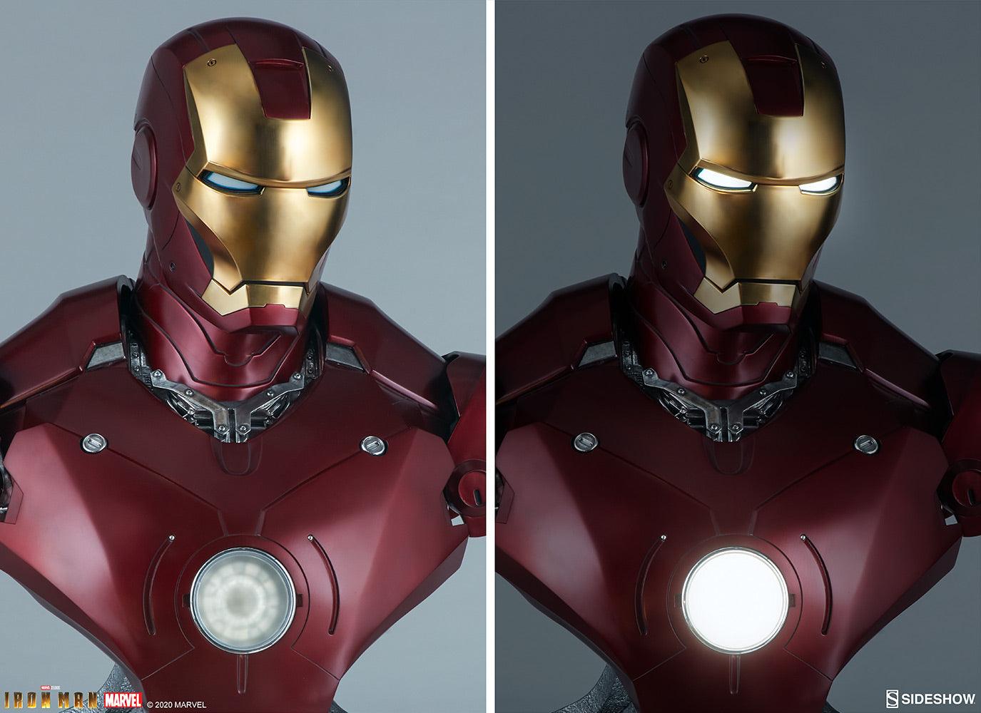 Sideshow Marvel IRON MAN MARK III Life-Size Bust 400329 - ToyFury