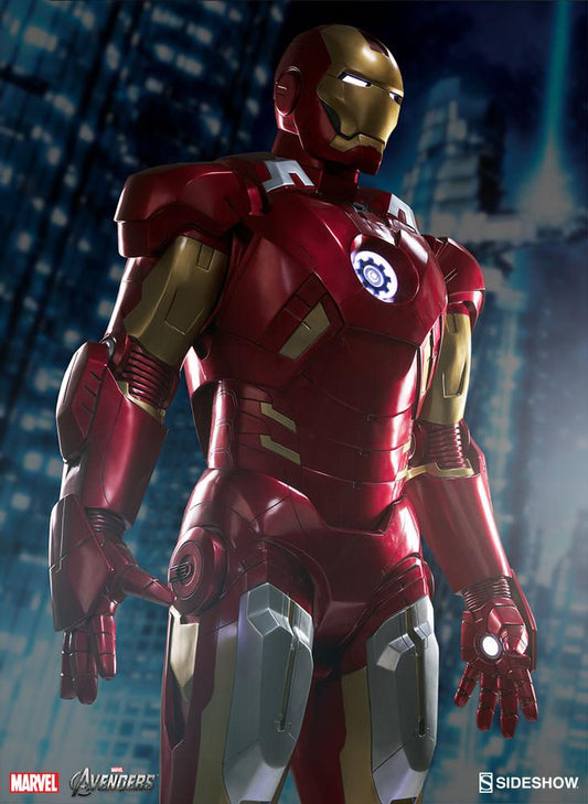 Sideshow Avengers - Iron Man Mark VII (7) 1:1 Scale Life-Size Statue 400311 - ToyFury