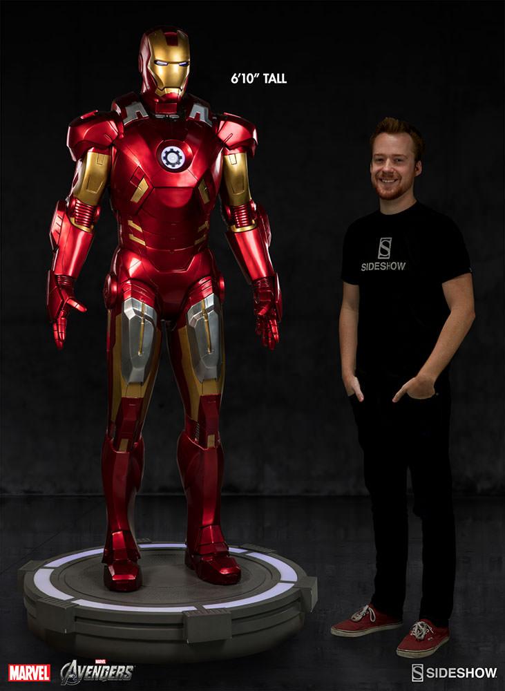 Sideshow Avengers - Iron Man Mark VII (7) 1:1 Scale Life-Size Statue 400311 - ToyFury