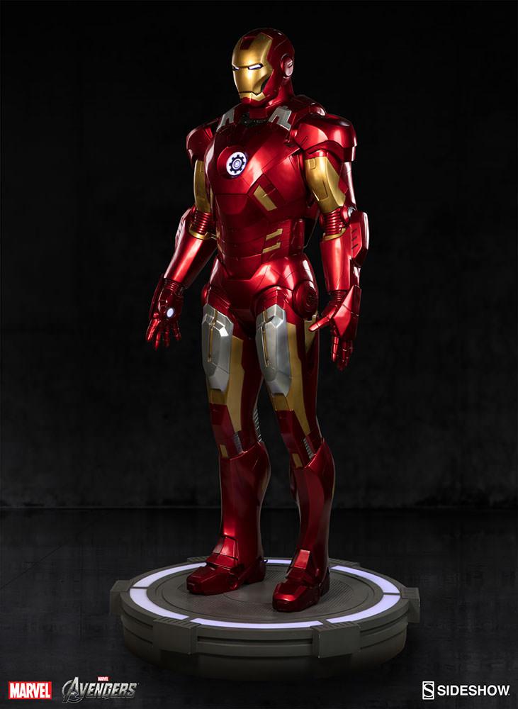 Sideshow Avengers - Iron Man Mark VII (7) 1:1 Scale Life-Size Statue 400311 - ToyFury