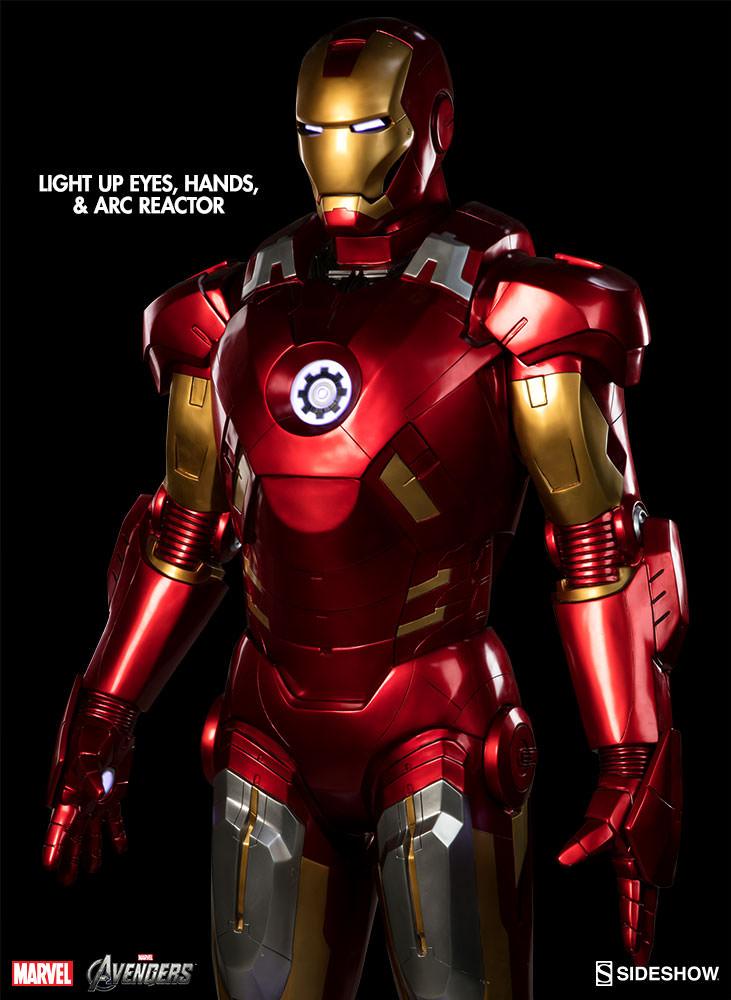 Sideshow Avengers - Iron Man Mark VII (7) 1:1 Scale Life-Size Statue 400311 - ToyFury