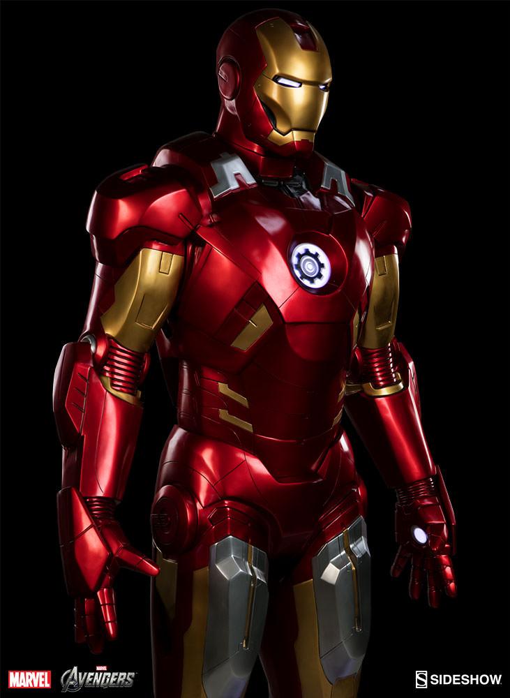 Sideshow Avengers - Iron Man Mark VII (7) 1:1 Scale Life-Size Statue 400311 - ToyFury