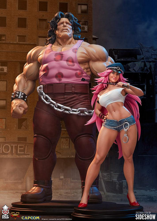 Sideshow x PCS 1/4 Street Fighter Mad Gear Exclusive Hugo and Poison 1:4 Scale Statue Set 909216 - ToyFury