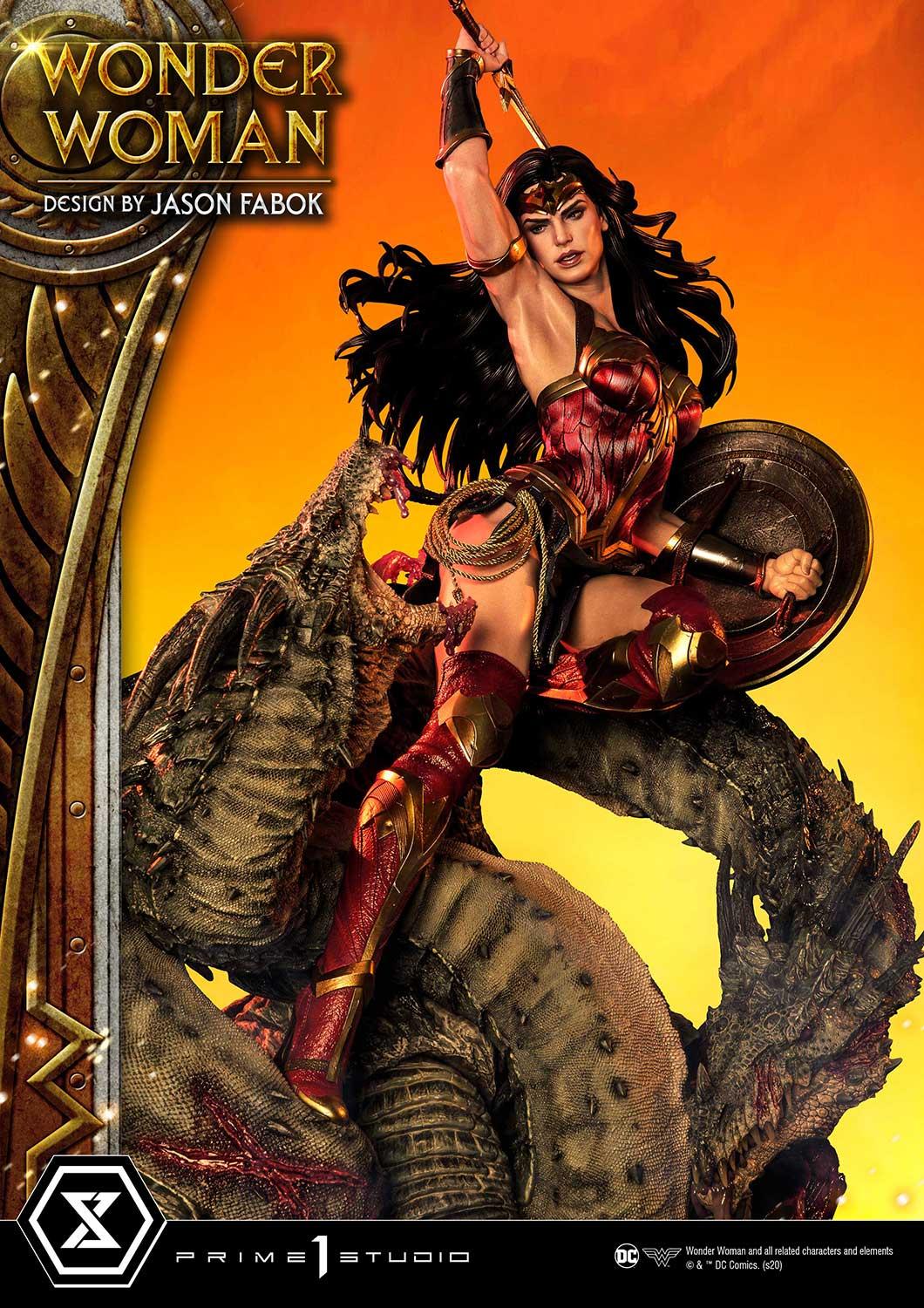 Prime 1 Studio MMDC-48EX Wonder Woman versus Hydra favorite (Concept Design By Jason Fabok)