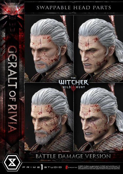 Prime 1 Studio Museum Masterline: The Witcher 3 – Wild Hunt Geralt Of Rivia 1/3 Statue Battle Damage Ver. MMW3-01BD - ToyFury