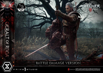 Prime 1 Studio Museum Masterline: The Witcher 3 – Wild Hunt Geralt Of Rivia 1/3 Statue Battle Damage Ver. MMW3-01BD - ToyFury