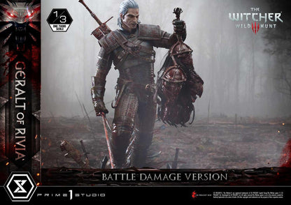 Prime 1 Studio Museum Masterline: The Witcher 3 – Wild Hunt Geralt Of Rivia 1/3 Statue Battle Damage Ver. MMW3-01BD - ToyFury