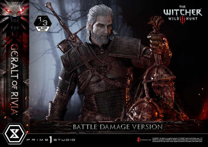 Prime 1 Studio Museum Masterline: The Witcher 3 – Wild Hunt Geralt Of Rivia 1/3 Statue Battle Damage Ver. MMW3-01BD - ToyFury