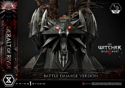 Prime 1 Studio Museum Masterline: The Witcher 3 – Wild Hunt Geralt Of Rivia 1/3 Statue Battle Damage Ver. MMW3-01BD - ToyFury