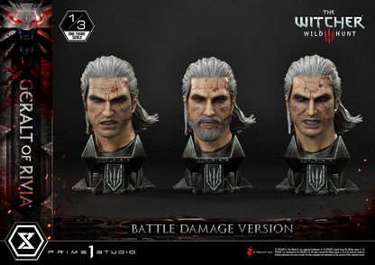 Prime 1 Studio Museum Masterline: The Witcher 3 – Wild Hunt Geralt Of Rivia 1/3 Statue Battle Damage Ver. MMW3-01BD - ToyFury