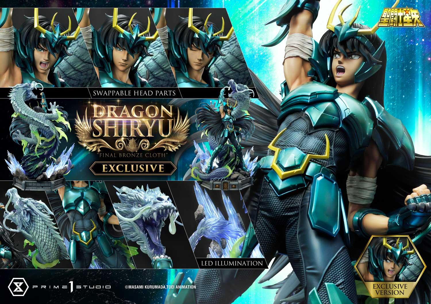 Prime 1 Studio PMKZ-02EX Saint Seiya Dragon Shiryu favorite "Final Bronze Cloth" EX Version