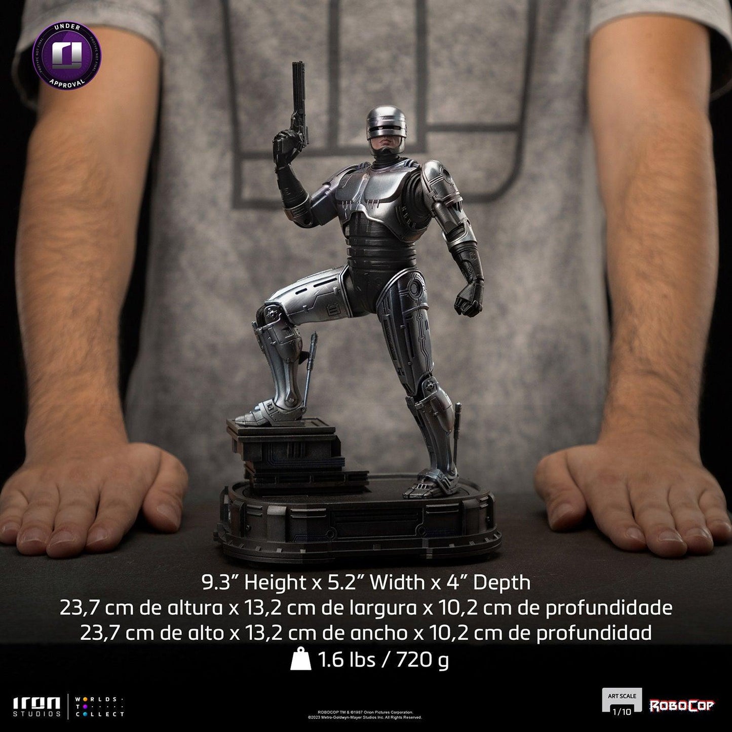 Iron studios Robocop (1987) 1/10 Art Scale Statue ROBOC88423-10 - ToyFury