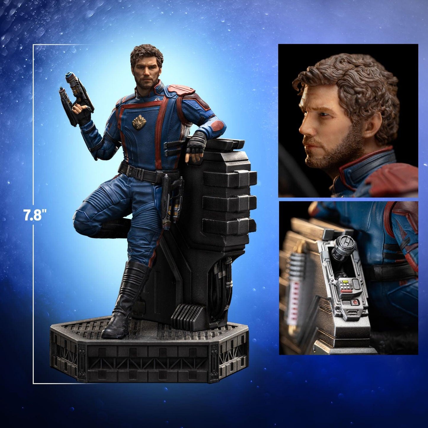 Iron studios Star Lord Guardians of the Galaxy 3 1/10 Art Statue MARCAS93623-10 - ToyFury