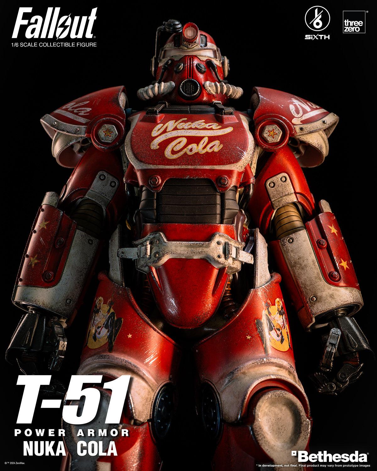 ThreeZero Fallout T-51 Nuka Cola Power Armor 1/6 Scale 3Z07730W0 - ToyFury