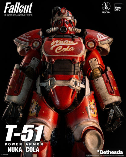 ThreeZero Fallout T-51 Nuka Cola Power Armor 1/6 Scale 3Z07730W0 - ToyFury