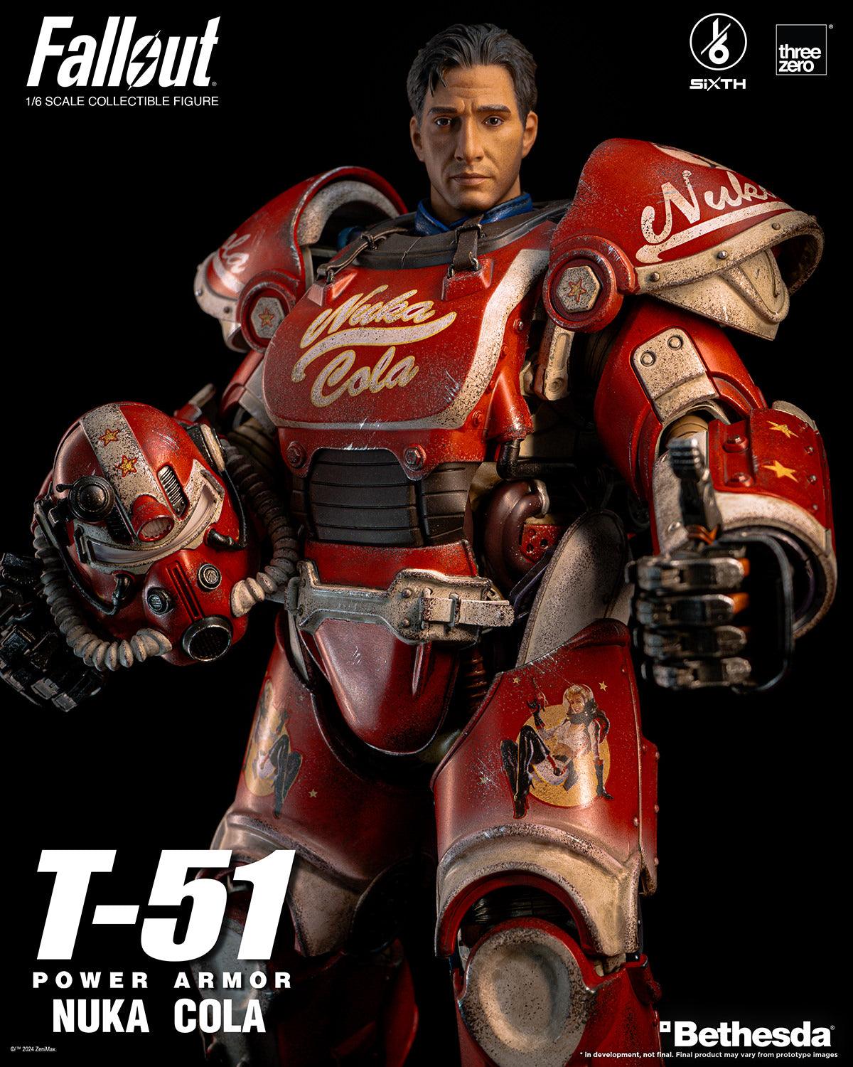 ThreeZero Fallout T-51 Nuka Cola Power Armor 1/6 Scale 3Z07730W0 - ToyFury