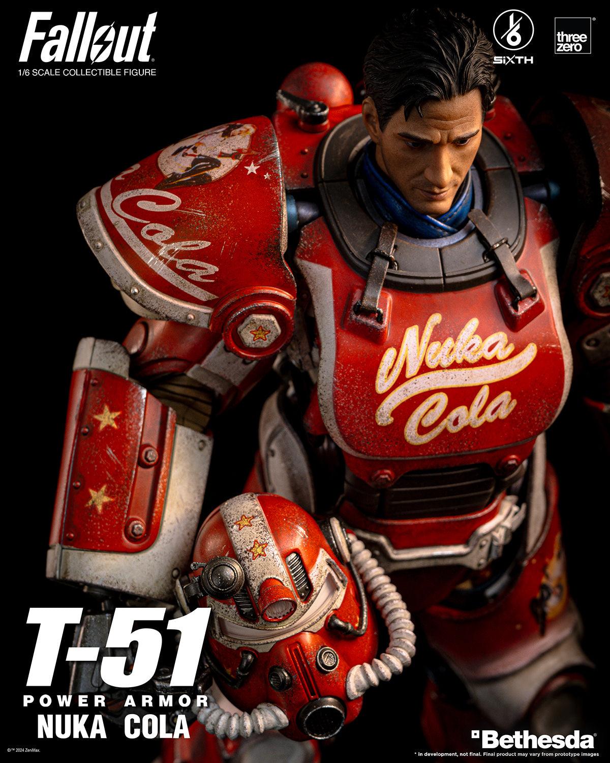 ThreeZero Fallout T-51 Nuka Cola Power Armor 1/6 Scale 3Z07730W0 - ToyFury