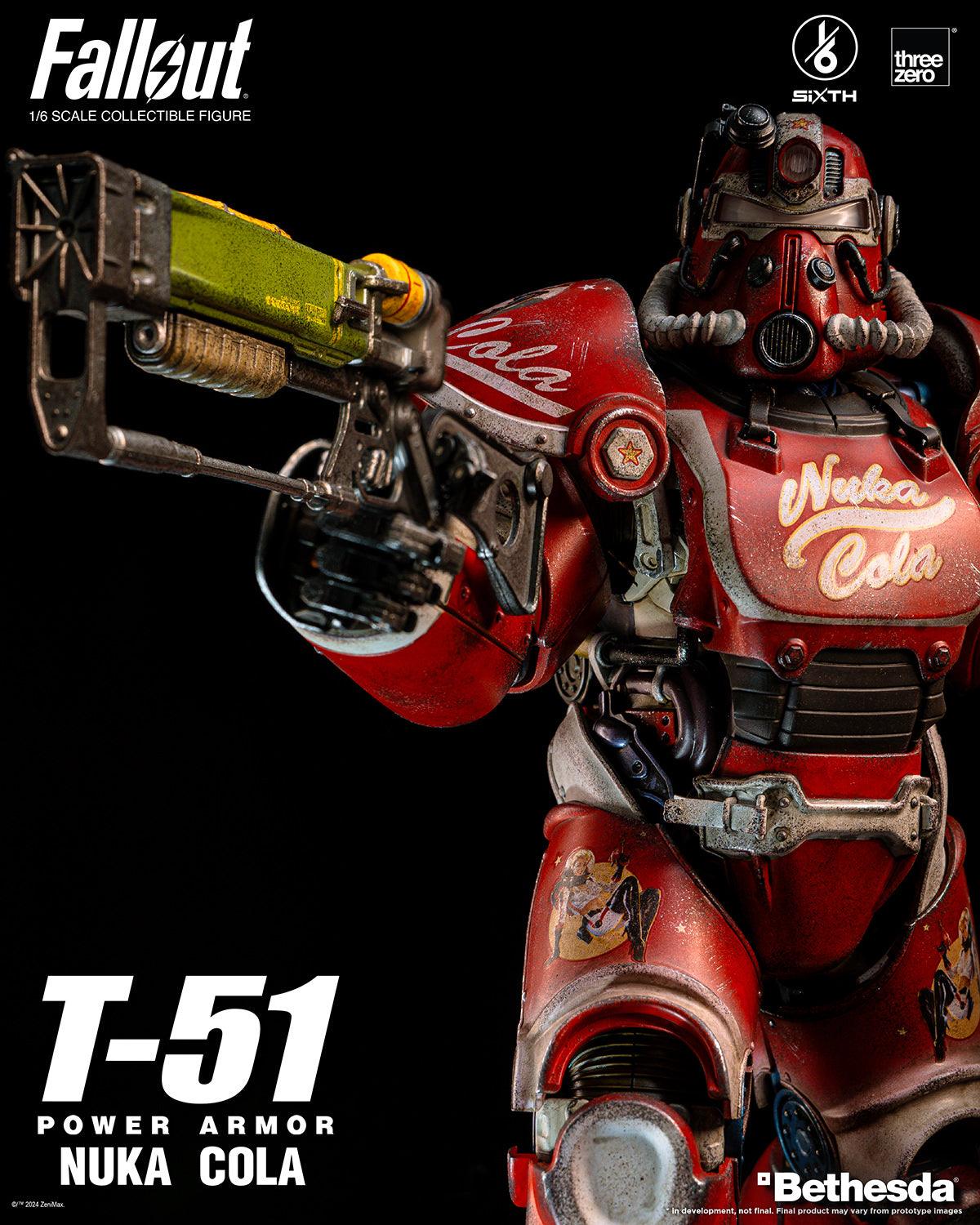 ThreeZero Fallout T-51 Nuka Cola Power Armor 1/6 Scale 3Z07730W0 - ToyFury